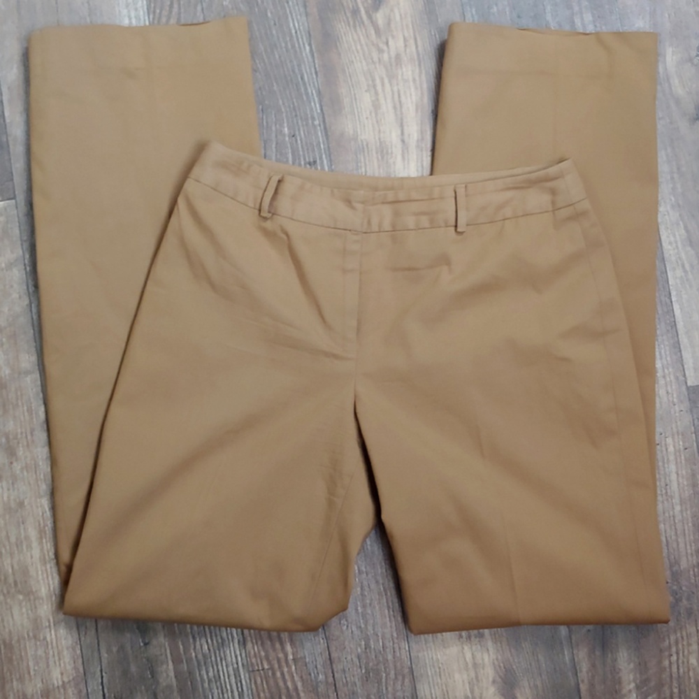 Anne Klein Stretch Trousers Size 4 Khaki